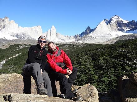 Na�i putnici - Mirtjana i Guzo  i jedan selfie iz Chileanskuh Anda.