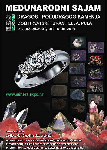 MineralExpo 2008 u Puli u Domu branitelja 4.i5.10.2008